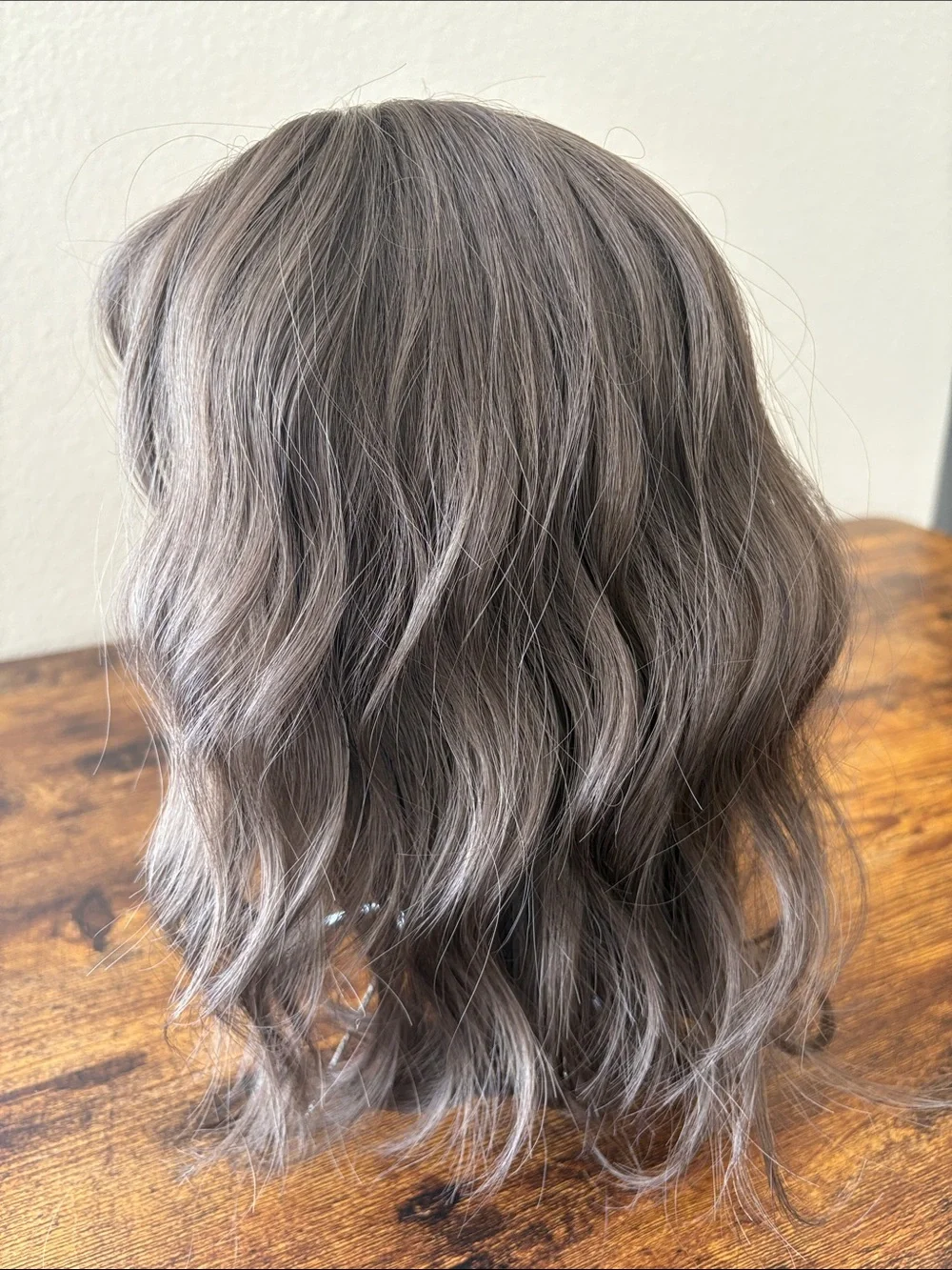 Wavy Synthetic Wig in Ash Brown